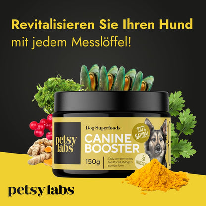 Petstile Canine Booster Grünlippmuschel-Extrakt Hund 150g Pulver
