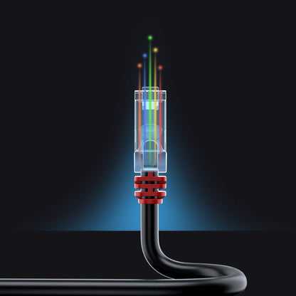 MutecPower CAT 7 SSTP Netzwerkkabel Aussen 75m Schwarz