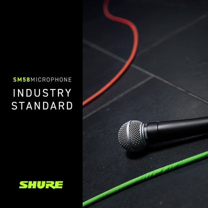 Shure SM58-LC Dynamisches Gesangsmikrofon – ohne Kabel