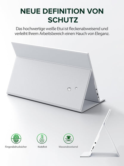 UPERFECT 15.6" 1920x1080 IPS Tragbarer Monitor - Weiss