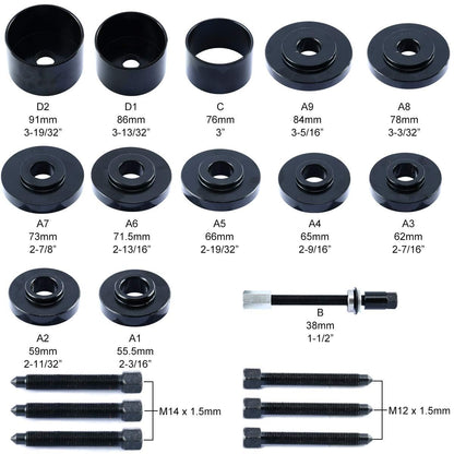 FreeTec Radlager Werkzeug Radnabe Abzieher Ausdrücker Universal