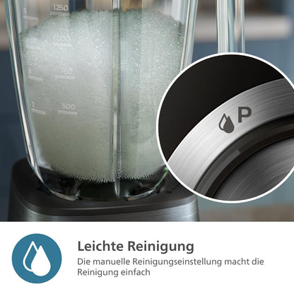 Philips 5000-Serie HR3031/00 Standmixer - 1200W Schwarz