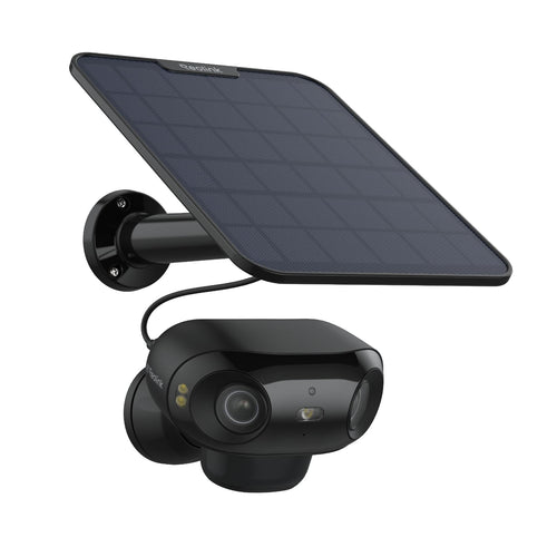 Reolink Argus 4 Pro 4K Solar Überwachungskamera mit Solarpanel, schwarz