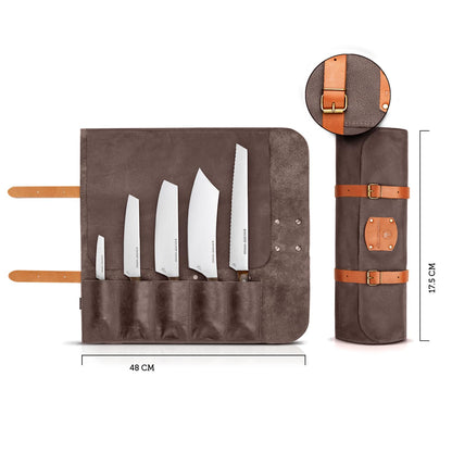 FELIX SOLINGEN MIU Messerledertasche – mit 5 Messern