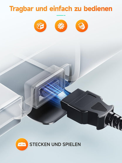 ANCEL AD410 OBD2/EOBD Diagnosegerät Auto - Schwarz/Gelb
