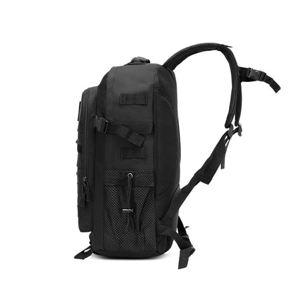 FALKENSTEJN Multifunktionsrucksack 35-40 L schwarz mit Notebookfach