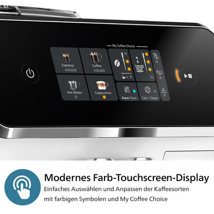 Philips 2300 Series Vollautomatische Espressomaschine – Weiss/Chrom
