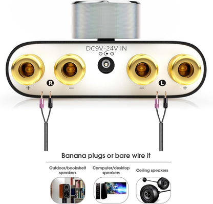 Nobsound NS-01G PRO Bluetooth Stereo-Verstärker, 2 × 50 W, schwarz