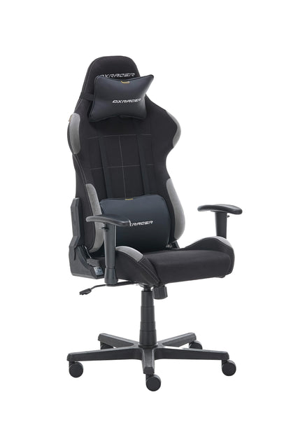 DXRacer Serie 5.2 FD01 NG Gaming Bürostuhl – schwarz-grau. Ergonomischer Schalensitz für langes Gaming und Büroarbeit.