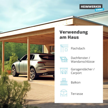 Alfa Easy 1K Flüssigdichtstoff Flachdachabdichtung - 7 kg Eimer