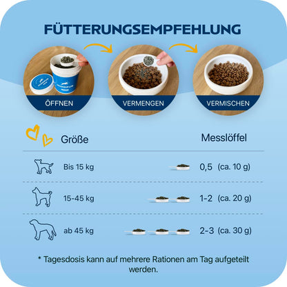 Hundpur Gelenke Ergänzungsfuttermittel für Hunde, 300 g Pellets