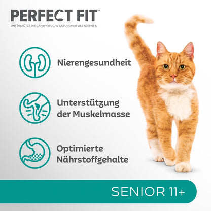 Perfect Fit Katzenfutter Senior 11+ mit Huhn 3x2,8kg