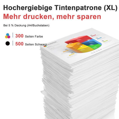 ANKINK Tintenpatronen kompatibel für Canon PG-545XL CL-546XL 2er-Pack