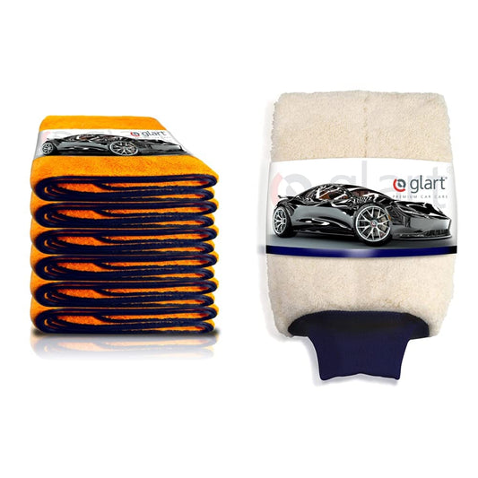 Glart Watergate 44WG6 Saugstarke Mikrofasertücher – 6er Set Orange. Orangefarbene Mikrofasertücher zur streifenfreien Trocknung & Politur.