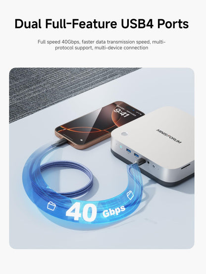 MINIS FORUM AI X1 Pro Mini PC - Ryzen AI 9 HX370, 96GB/2TB