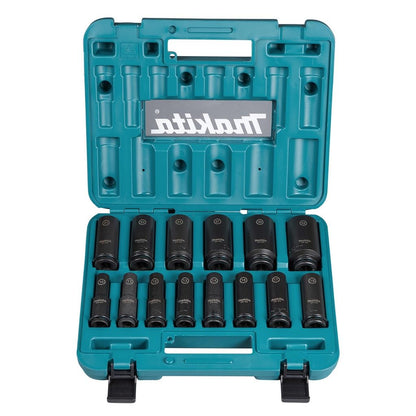 Makita E-16586 Impact Black Schlagnuss-Set 1/2" 14-teilig im Koffer
