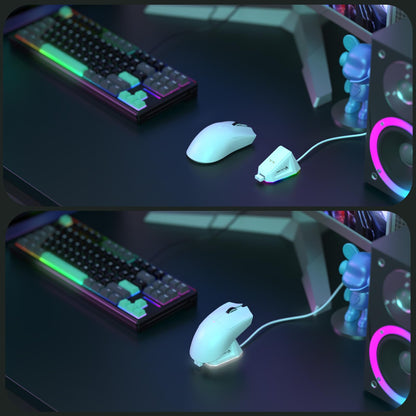 LexonElec Attack Shark X11 Kabellose Gaming-Maus, 59 g, Weiss