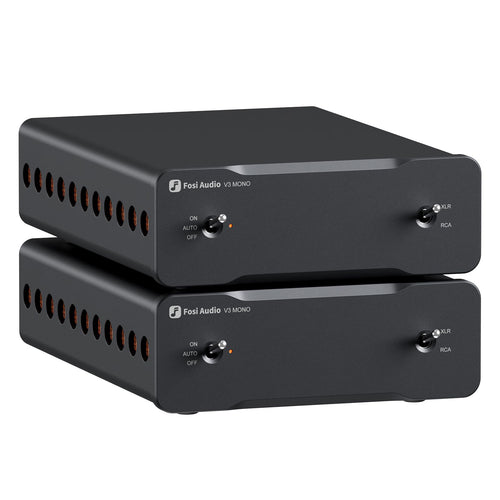 Fosi Audio V3 Mono Leistungsverstärker 240W – TPA3255. Class-D-Verstärker für passiven Lautsprecher.