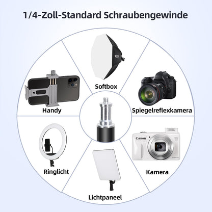 FGen Softbox Set LED Fotolicht – 70cm Achteckig 135W