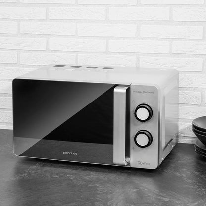 Cecotec ProClean 3060 Mikrowelle - 20 Liter, 700 Watt, Silber