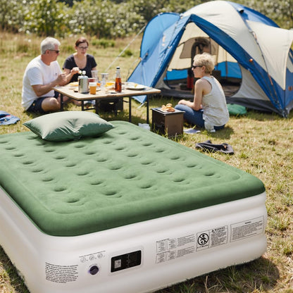 Zearna Luftmatratze 2 Personen – Selbstaufblasend, 203x152x40 cm