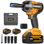 Adedad Akku-Schlagschrauber PL80W 20V bürstenlos 1000 Nm 1/2 Zoll mit Koffer