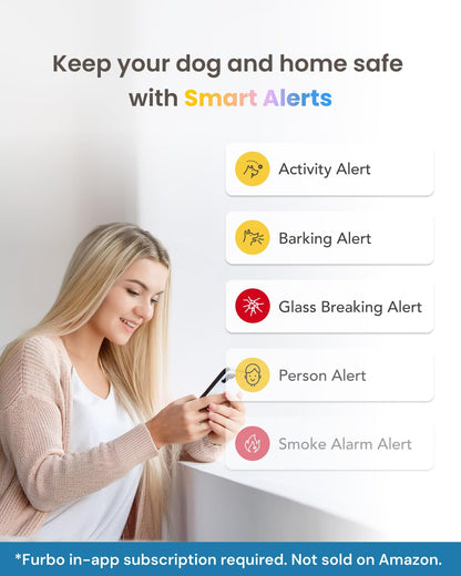 Furbo 360° Hundekamera Heimsicherheit – Premium mit Abo