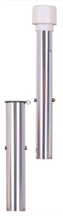 Schneider Bodenhülse 827-00 für Gartenschirme, eloxiertes Aluminium
