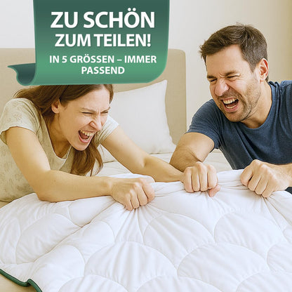 Welldora Sommerdecke 200x200 cm mit kühlender Wildseide-Füllung