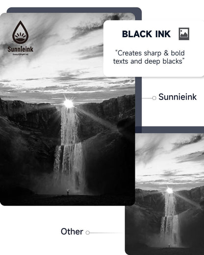 Sunnieink 305 XL Druckerpatronen kompatibel für HP 305 schwarz/farbig