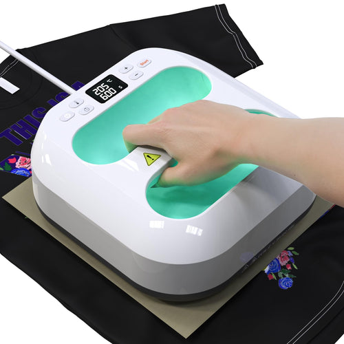 Mefine Transferpresse C03 Heizpresse 22,8 x 22,8 cm mit LED-Anzeige und Keramik-Heizplatte