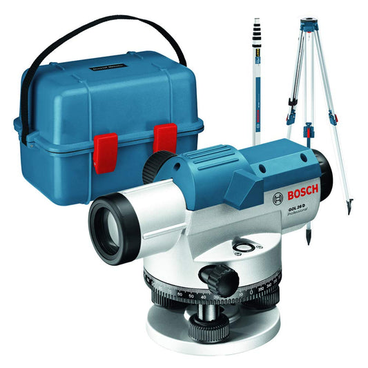 Bosch Professional GOL 26 D Optisches Nivelliergerät 26x