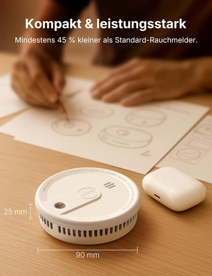 X-Sense Rauchmelder XS0G-SN mit 10-Jahres-Batterie, 6 Stück