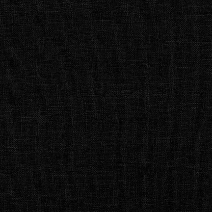 vidaXL Polsterbett Doppelbett Stoff Bettrahmen 160x200cm Schwarz