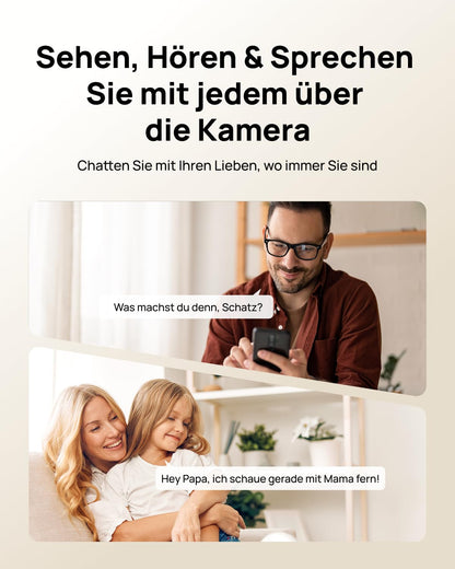 Anona Pano 4K UHD Überwachungskamera innen mit 360° Auto-Tracking