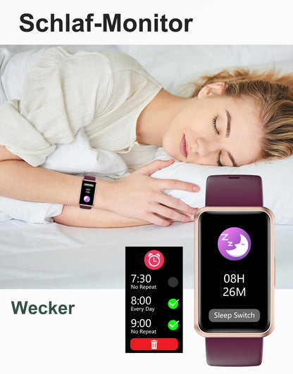 HUAKUA S2 Schrittzähler Uhr – Fitness Tracker ohne App, wasserdicht