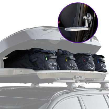 ISIBELL Dachbox Taschen 4er Set – Inklusive Trittstufe