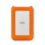 LaCie Rugged Mini 1TB tragbare externe Festplatte, 2.5 Zoll, USB-C in Orange, stossfestes Gehäuse