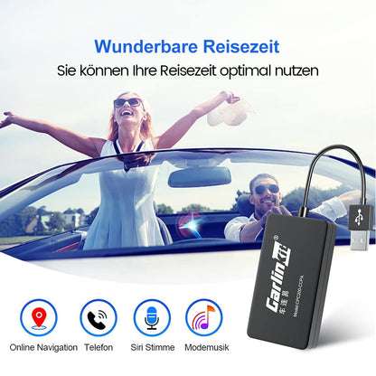 Carlinkit CCPA Adapter für Wireless CarPlay und Android Auto