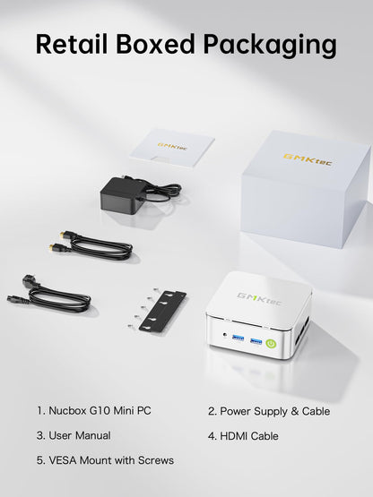 GMKtec Mini PC Ryzen 5 3500U Desktop Computer - 16GB RAM / 512GB SSD