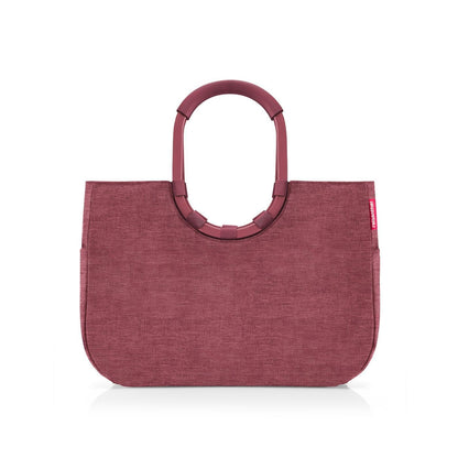 reisenthel loopshopper L twist maroon – Shopper aus recyceltem PET