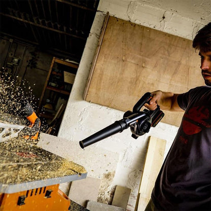 WORX WX094.9 20V Akku Werkstatt- & Laubbläser – Ohne Akku/Lader