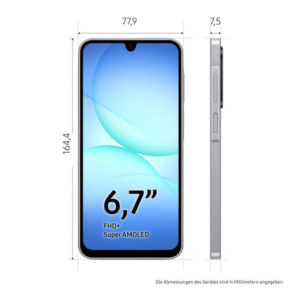 Samsung Galaxy A17 5G Smartphone, 128 GB, 50-MP-Kamera, Gray