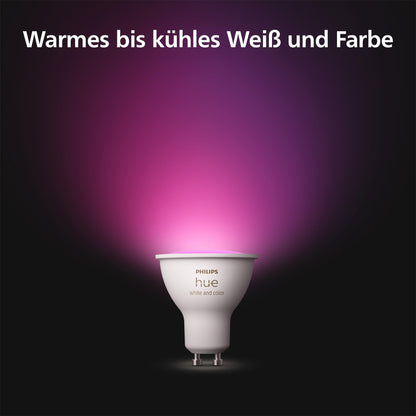 Philips Hue Starter Kit Bridge Pro + 3 GU10 LED Spots + Smart Button
