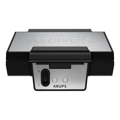 Krups FDK Iconic Waffeleisen - Schwarz/Edelstahl FDK261