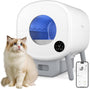 PHOTONSPACE Selbstreinigende Katzentoilette XXL 95L mit App-Steuerung aus ABS-Kunststoff