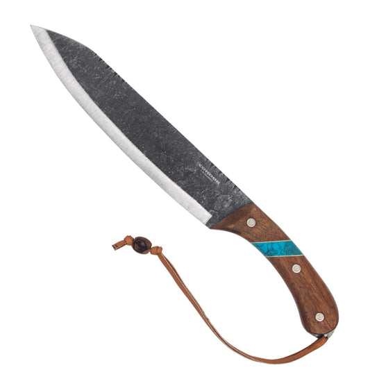 Condor Blue River Machete für Outdoor & Survival - Schwarz. Schwarze Machete zur Vegetationskontrolle und für Survival-Aufgaben.