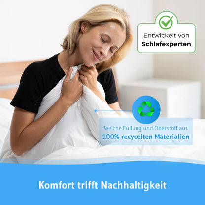 VERDA Ganzjahresdecke Thermoregulierende Bettdecke - 155x220 cm