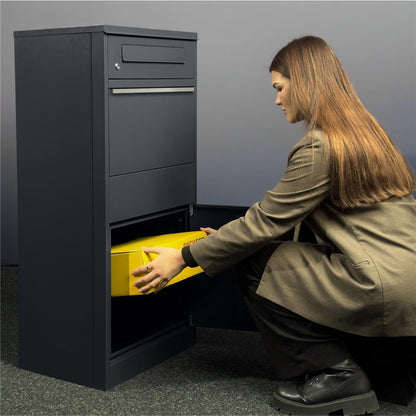 Metzler Bispo Paketbriefkasten XXL - Anthrazitgrau matt