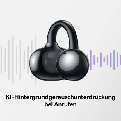 HUAWEI FreeClip Open-Ear-Kopfhörer, kabellos, Schwarz